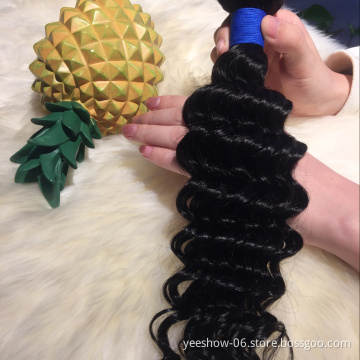 10a grade peruvian hair deep wave bundles 4 bundles deal, hair package deal, qingdao peruvian human hair in china